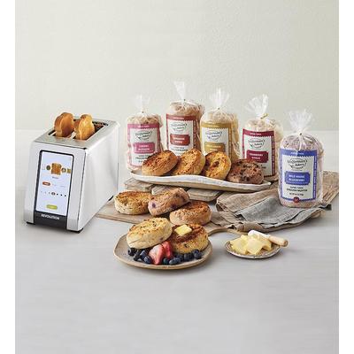 Revolution InstaGLO® R180 Toaster - Stainless Steel and Super-Thick English Muffins - 5 Packages, Gourmet Food & Pantry by Wolfermans