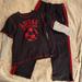 Adidas Matching Sets | Adidas Kids 2 Piece Athletic Set, Black/Red. Top Size 7x, Pants Size Small. Euc | Color: Black/Red | Size: 7x, Small