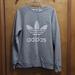 Adidas Tops | Adidas Trefoil Crewneck Sweatshirt Size M | Color: Gray/White | Size: M