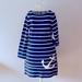 J. Crew Dresses | J Crew Striped Knit Anchor Dress | Color: Blue/White | Size: ~Xxs Xs - See Measurements