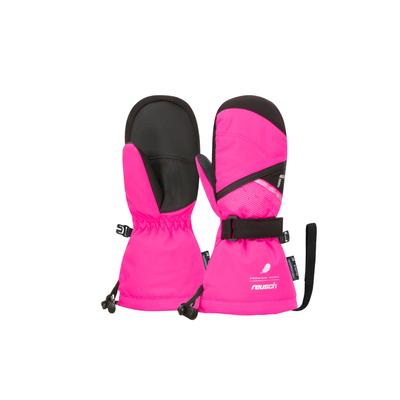 Fäustlinge REUSCH "Kaden Down R-TEX XT Mitten", Kinder, Gr. 2, pink, 80% Polyester, 10% Polyurethan, mehrfarbig, klassisch, Handschuhe, mit wasserdichter Funktionsmembran Image