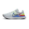 NIKE React Infinity Run Flyknit 3 Men’s Trainers Sneakers Running Shoes DX3353 (Pure Platinum/Racer Blue/Bright Crimson/Black/Volt/White 001) UK11.5 (EU47)