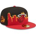"Men's New Era Red/Black Miami Heat 2022 Tip-Off 59FIFTY Fitted Hat"