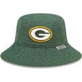 Men's New Era Heather Green Bay Packers Bucket Hat