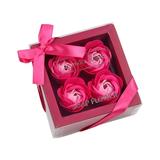 Veki Gifts Valentine s Decor Rose Artificial Flower 4 Bath Day Petal Soap Bouquet Home Decor Potted Artificial Flowers for Outdoors