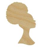 Head Silhouette Mother s Day Wooden Wreath Template DIY Craft Home Decoration Board Type 2