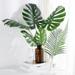 XWQ 1Pc Artificial Tropical Plant Monstera Leaf Wedding Party Home Table Decor