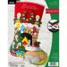 Bucilla Felt Applique 18 Christmas Stocking Kit Holiday Hearth