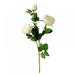 Artificial Flower Roses Fake Roses 4pcs Real Touch Artificial Roses Silk Artificial Roses Long Stem Bridal Wedding Bouquet for Home Garden Office Wedding Decorations