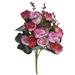 21-head Artificial Rose Flower Bouquet Simulation Bridal Bouquet Wedding Party Fake Floral Decor Rose Red