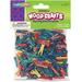 Creativity Street WoodCrafts Bright Mini Clothespins - Mini - 1 Length x 1.5 Width - for Artwork - 250 / Pack - Assorted | Bundle of 5 Packs