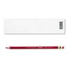 Prismacolor Col-Erase Pencil with Eraser 0.7 mm 2B (#1) Carmine Red Lead Carmine Red Barrel Dozen