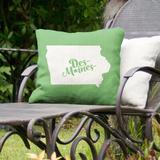 East Urban Home Indoor/Outdoor Throw Pillow Polyester/Polyfill blend in Green | 16 H x 16 W x 3 D in | Wayfair FC000F92D85D4505A0B70C419FCAB4DD