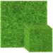 Realistic Green Artificial Grass For Indoor Or Outdoor Synthetic Lawn For Garden Landscape Balcony Office Home Decoration (5 Pieces)