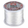 60m/roll Beading Thread Jewelry Making Elastic Beading Cord DIY Thread for Wristband Bracelet Necklace Anklet White