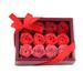 VerPetridure Luxury Handmade Soap Flower Bouquet Roses Carnations Gift Box Wedding Home