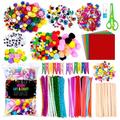 Dream Fun DIY Craft Kit for 2-9 Kids Arts and Crafts Supplies for 4 5 6 7 8 Year Old Girl Boys Craft Kits for 4-10 Year Old Girl Birthday Gift Age 8 9 10 Art Supplies Toy for Materials Children