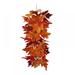 1.8Ft Fall Maple Wreath Faux Maple Leaf Wreath With Fall Hanging Fall Leaf Vines For Indoor Outdoor Wedding Thanksgiving Dinner Decorations