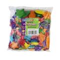 Wood Party Shapes Assorted Colors 1/2 to 2 200 Pieces | Bundle of 10 Packs