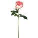 Vickerman 25 Artificial Dark Pink Open Rose Stem 6 per Bag