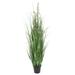 Vickerman 48 PVC Artificial Potted Green Sheep s Grass and Plastic Grass.