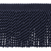 6 (15cm) Basic Solid Collection Traditional Satiny Bullion Fringe Trim # BFS6 Dark Navy Blue #J3 (Dark Blue) 5 Yards (15 ft/4.5m)