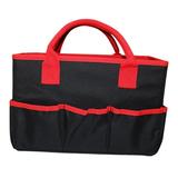 Large Foldable Collapsible Craft Storage Tote Bag Sewing Table Storage Basket Black