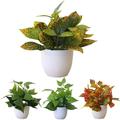 Faux Plants Indoor Artificial Plant for Home Decor Small Fake Plants - Fake Plants Decor and Decorative Plants Fake Plant and Artificial Plant for Indoor and Outdoor - White Potï¼ˆ9â€� - 11â€�Hï¼‰