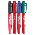 Milwaukee 48-22-3106 - INKZALL 4 Pieces Multi-Color Fine Point Markers