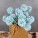 TureClos 4 Bunches Artificial Chrysanthemum Ball Flower Bouquet Simulation Floral Decor Home Office Fake Flower