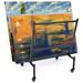 Displays2go Print Art Rack (50) 24 x 36 Protectors Mobile Design w/ Locking Wheels - Black (ADRACK1)