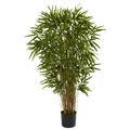 Nearly Natural 4-ft. Artificial Twiggy Bamboo Silk Tree Green