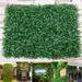 WHDZ 10 PCS 23.6 *15.7 Artificial Plant Wall Panel UV Protection Indoor Outdoor Privacy Fence Home Decor Backyard Garden Decoration Greenery Walls