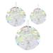 Three-Piece Rainbow Film Laser Plastic Colorful Gradient Paper Flower Ball Honeycomb Ball Party Wedding Decoration