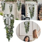 CFXNMZGR Home Decor Wreath Decorations Cane Garland Pendant Christmas Branches Wreath Ring Christmas Vine Dead Door Hanger Christmas Home Decor