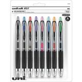 uni-ball-1PK Signo 207 Gel Pen Retractable Medium 0.7 Mm Assorted Ink Colors Black Barrel 8/Pack