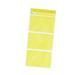 Wall File Organizer Hanging Holder Letter mount and storage Pocket Yellow 3 Slots