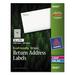 Avery 48467 EcoFriendly Laser/Inkjet Mailing Labels 1/2 x 1 3/4 White 8000/Pack