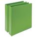 Samsill 2048120 1.5 in. Earths Choice Fashion Round Ring View Binder Lime - Pack of 2