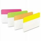 Post-it Hanging File Tabs 2 x 1 1/2 Assorted Bright 24 Tabs 2PK