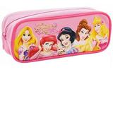 Princess Character Single Zipper Light Pink Pencil Case