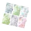 FRCOLOR 6 Pcs A6 Colorful Six-hole Index Page Classified Lables Transparent Plastic Tab Dividers (Forest Tales Series)