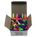 Charles Leonard Pencil Eraser Caps Latex Free Assorted Colors 144/Box