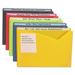 C-Line Write-On Poly File Jackets Straight Tab Letter Size Assorted Colors 25/Box