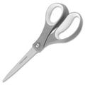 Contoured Scissors Softgrip Straight Handle 8 in. L Gray