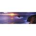 Sunset over the sea Land s End Cornwall England Poster Print (18 x 6)