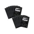 Square Deal Composition Book Wide/Legal Rule Black 9.75 x 7.5 100 Sheets 12/Pack