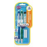 Clearpoint Elite Mechanical Pencils 0.7 Mm Hb (#2) Black Lead Blue And Green Barrels 2/pack | Bundle of 2 Packs