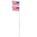 Hassch 25Ft Solemn Outdoor Decoration Sectional Halyard Pole Us America Flag Flagpole Kit