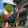 FLAGWIX St. Patrick s Day Flag - Irish American Flag Celtic Cross DDH3150Fv1 - House Flag (29.5 x 39.5 )
